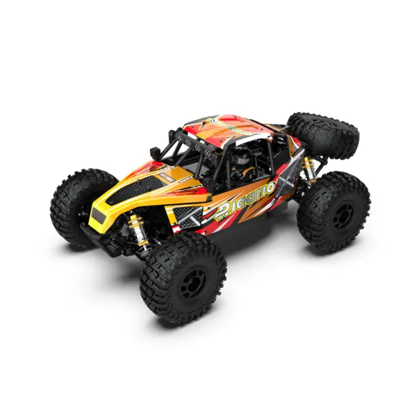 Rlaarlo AM-D12 1/12 RTR Brushless RC Desert Truck , Max 45MPH Fast RC Car (gold/yellow) – RC Buggies