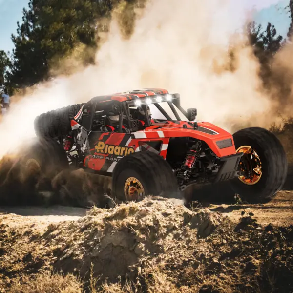 Rlaarlo AM-D12 1/12 RTR Brushless RC Desert Truck , Max 45MPH Fast RC Car (gold/yellow) – RC Buggies