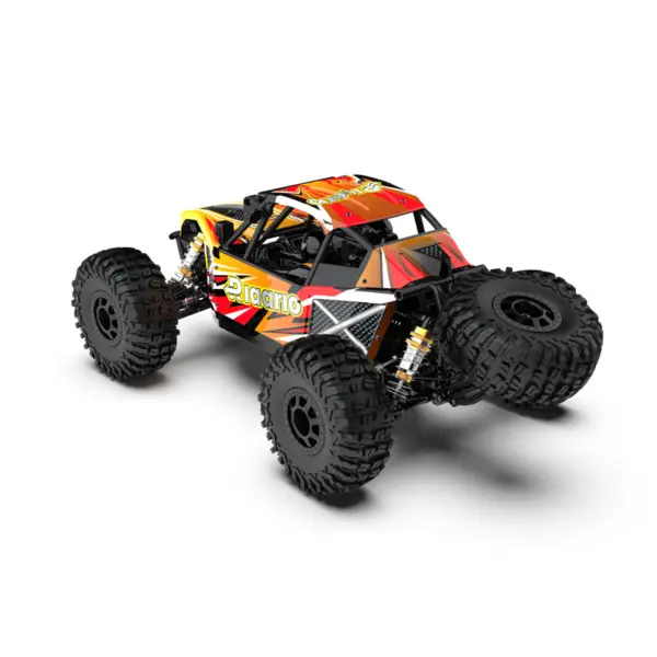 Rlaarlo AM-D12 1/12 RTR Brushless RC Desert Truck , Max 45MPH Fast RC Car (gold/yellow) – RC Buggies