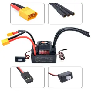 Surpass Hobby waterproof 120A ESC Red & Black 3-6S Lipo