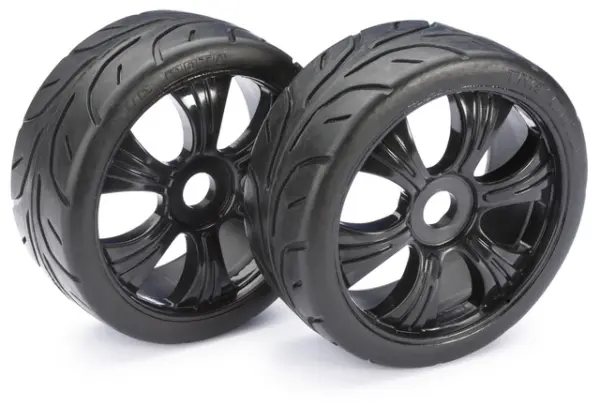 Wheel Set LP Buggy "Street" black 1:8 (2) – RC Wheels & Tyres