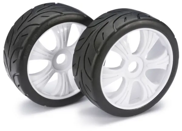 Wheel Set LP Buggy "Street" white 1:8 (2) – RC Wheels & Tyres