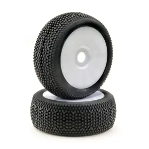 Wheel Set Buggy Disc "Mini Pin" white 1:8 (2)