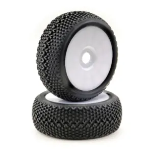 Wheel Set Buggy Disc "Y Pin" white 1:8 (2)