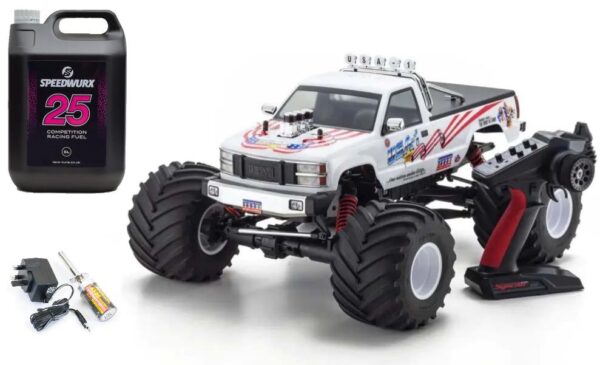 Kyosho USA-1 Nitro 1:8 RC Nitro 4WD Readyset w/KE25SP2 (includes nitro)