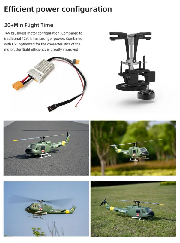 Flywing Huey RC Helicopter