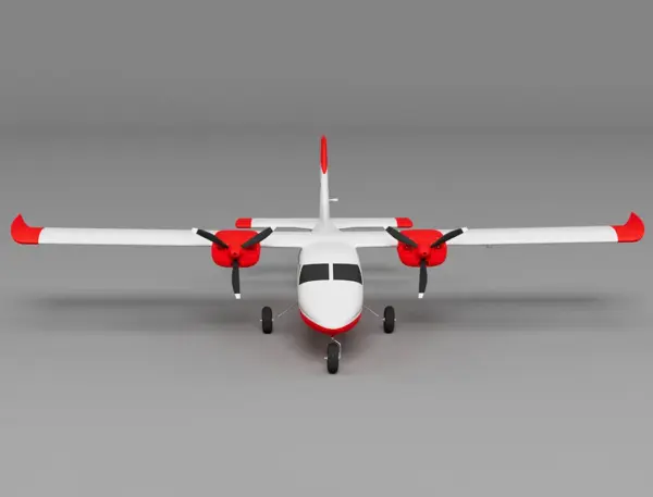 Xfly P68 Twin 850Mm Wingspan Red – RC Planes