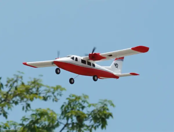 Xfly P68 Twin 850Mm Wingspan Red – RC Planes