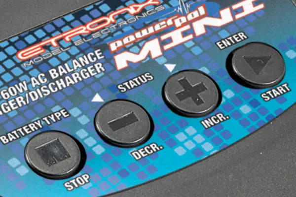 Etronix powerpal mini ac 6a 60w balance charger/discharger (uk plug) – RC Battery Chargers