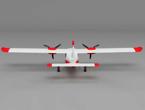 Xfly P68 Twin 850Mm Wingspan Red – RC Planes