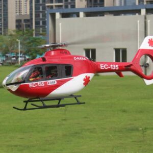 FLISHR EC135 500-Class Scale RC Helicopter – Realistic EMS Replica with L7 GPS Flight Control, Dual IMU, Brushless Tail Motor & RTF/BNF Options