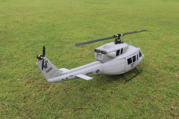 FL500 V2 FLISHRC Roban UH-1N Bell 212 500 Size Helicopter Scale Tow Rotor GPS with L7 Flight Controller RTF