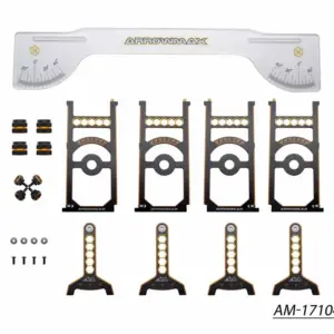 Aluminum adjustment bench 1/8 all terrain with bag
