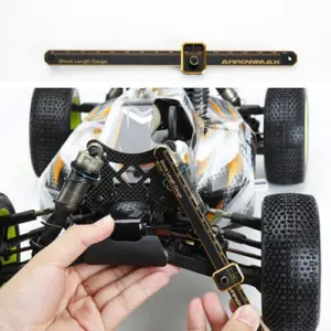 Black gold shock length measurement length