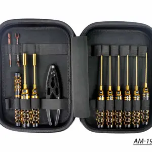 Buggy 1/10 Black Golden tool kit (12pcs)