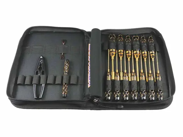 Am Toolset for Offroad (16pcs) With Tools Bag Black Golden