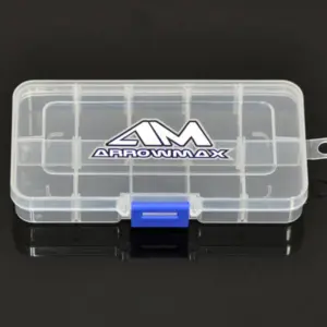 Storage box with 10 plastic compartments (132x68x22mm)