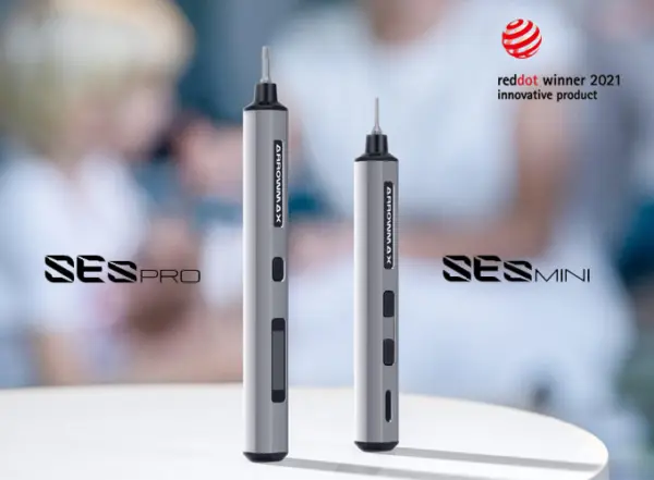 SES Mini Electric Screwdriver With Alu Case (28 in 1) Space Gray