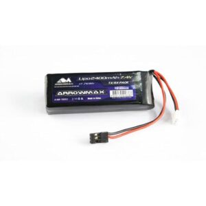 Batterie Lipo 2s Reception 2400 - 7.4v Arrowmax 86x29x17mm*