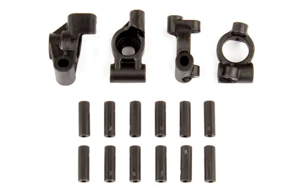 Associated Reflex 14b/14t Rear Hubs/Caster Blocks + Inserts