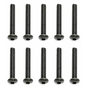Team Associated M3 X 20 Button Head Hex Screws (10)