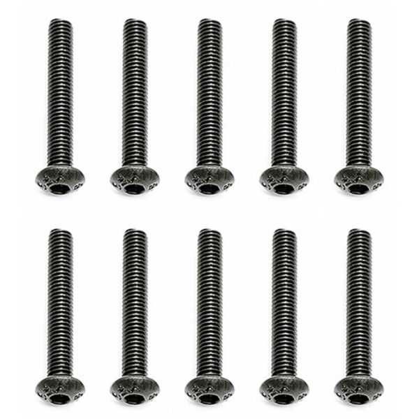 Team Associated M3 X 20 Button Head Hex Screws (10)
