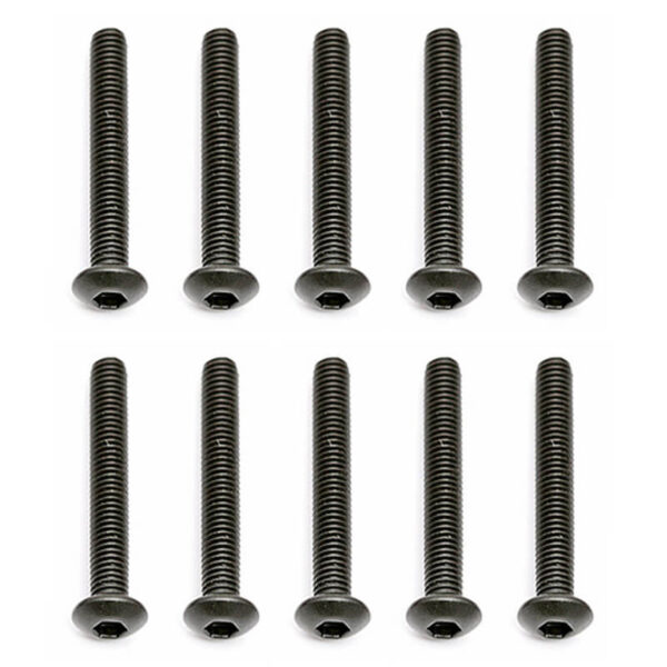 Team Associated M3 X 22 Button Head Hex Screws (10)