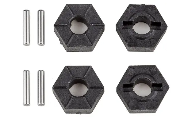 Team Associated Rival Mt10 Wheel Hexes 12mm