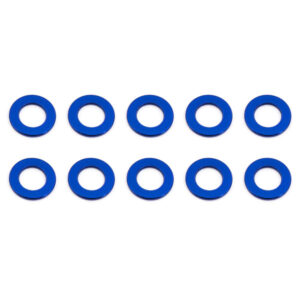 Associated Ballstud Washers 5.5 X 0.5mm Blue Aluminium X10