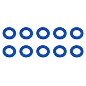 Associated Ballstud Washers 5.5 X 0.5mm Blue Aluminium X10