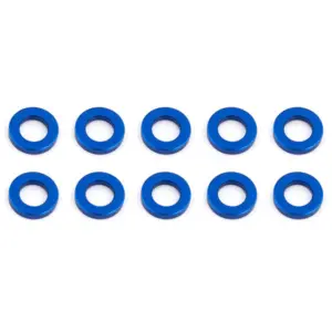 Associated Ballstud Washers 5.5 X 1.0mm Blue Aluminium X10