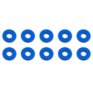 Associated Bulkhead Washers 7.8 X 1.0mm Blue Aluminium (10)