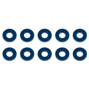 Associated Washers 7.8 X 3.5 X 1.0mm Blue Aluminium (10)