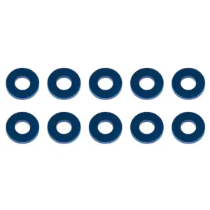 Associated Washers 7.8 X 3.5 X 1.0mm Blue Aluminium (10)