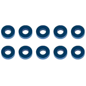 Associated Washers 7.8 X 3.5 X 2.0mm Blue Aluminium (10)