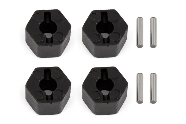 Associated Cr12 Wheel Hexs & Pins Set
