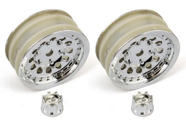 Associated Cr12 Wheel Set Chrome