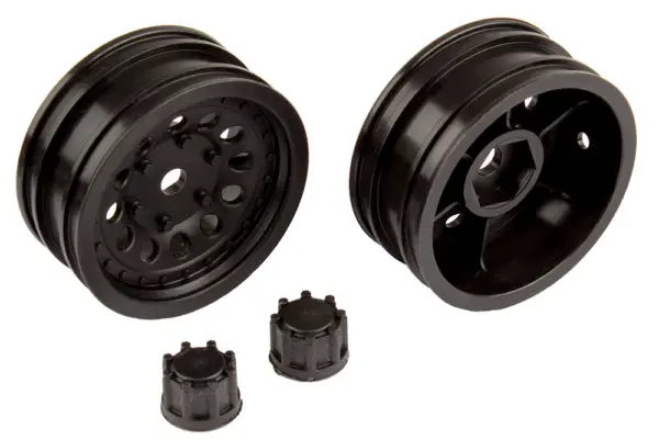 Associated Cr12 Wheel Set (Black)