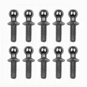 Team Associated Rc10 Ballstud Set .30, Silver