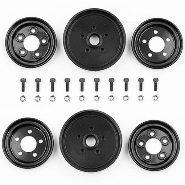 Team Associated Jay Halsey Rc10 Front Wheels, Black