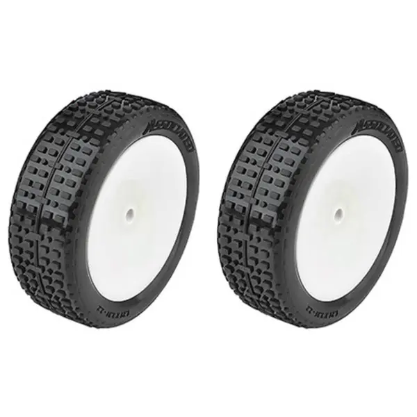 Associated Rb10 RTR Front Wheels & Tyres Mounted