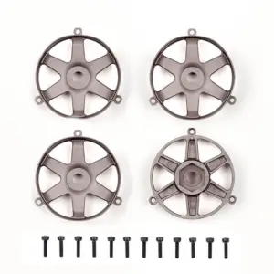 Team Associated Dc10 Ft Adj. Wheel Face Plate, Bronze (4)