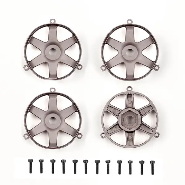 Team Associated Dc10 Ft Adj. Wheel Face Plate, Bronze (4)