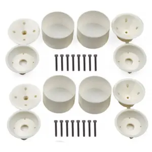 Team Associated Rc10gt Front & Rear 3-Piece Wheel Set (Wide)