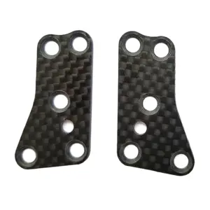 Team Associated rc8b3.2 Ft fr.upper Susp. Arm Inserts Carbon 1.2mm