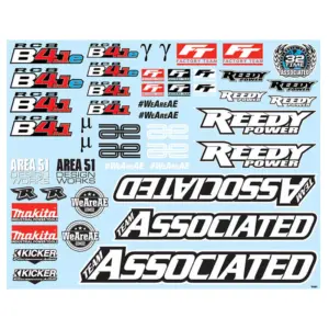 Team Associated rc8b4.1/e Decal Sheet