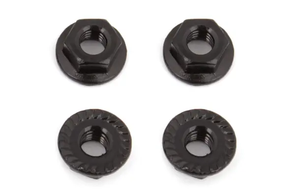 Associated M4 Serrated Nuts