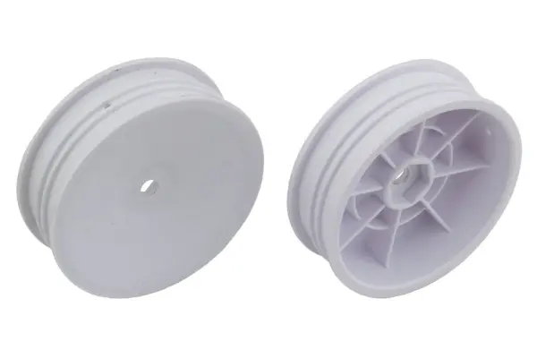 Associated Buggy Wheel 2wd Slim Front 2.2 12mm Hex White