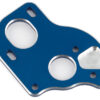 Team Associated b6.1 Laydown Motor Plate Blue Aluminum - Image 2