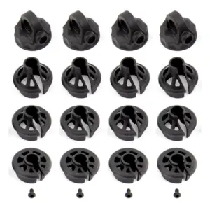 Team Associated b6.1/b74 Shock Caps and Spring Cups